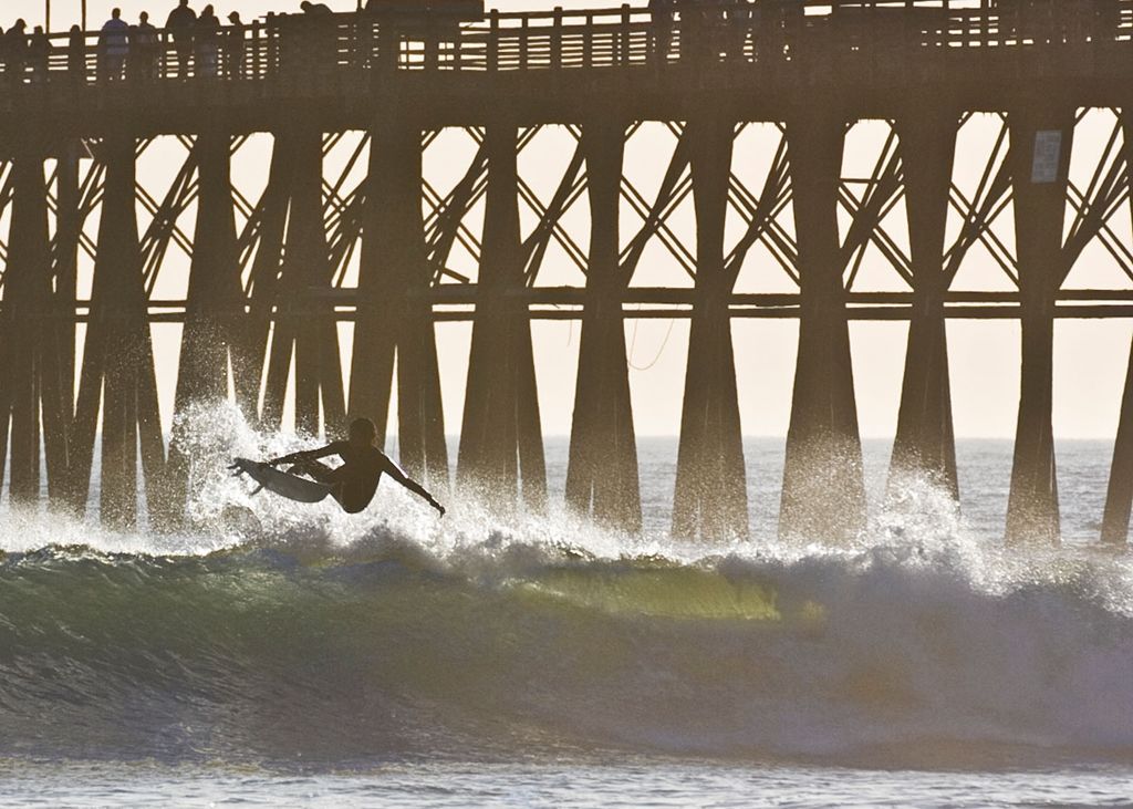 Southern California Beach Club Oceanside Natur foto